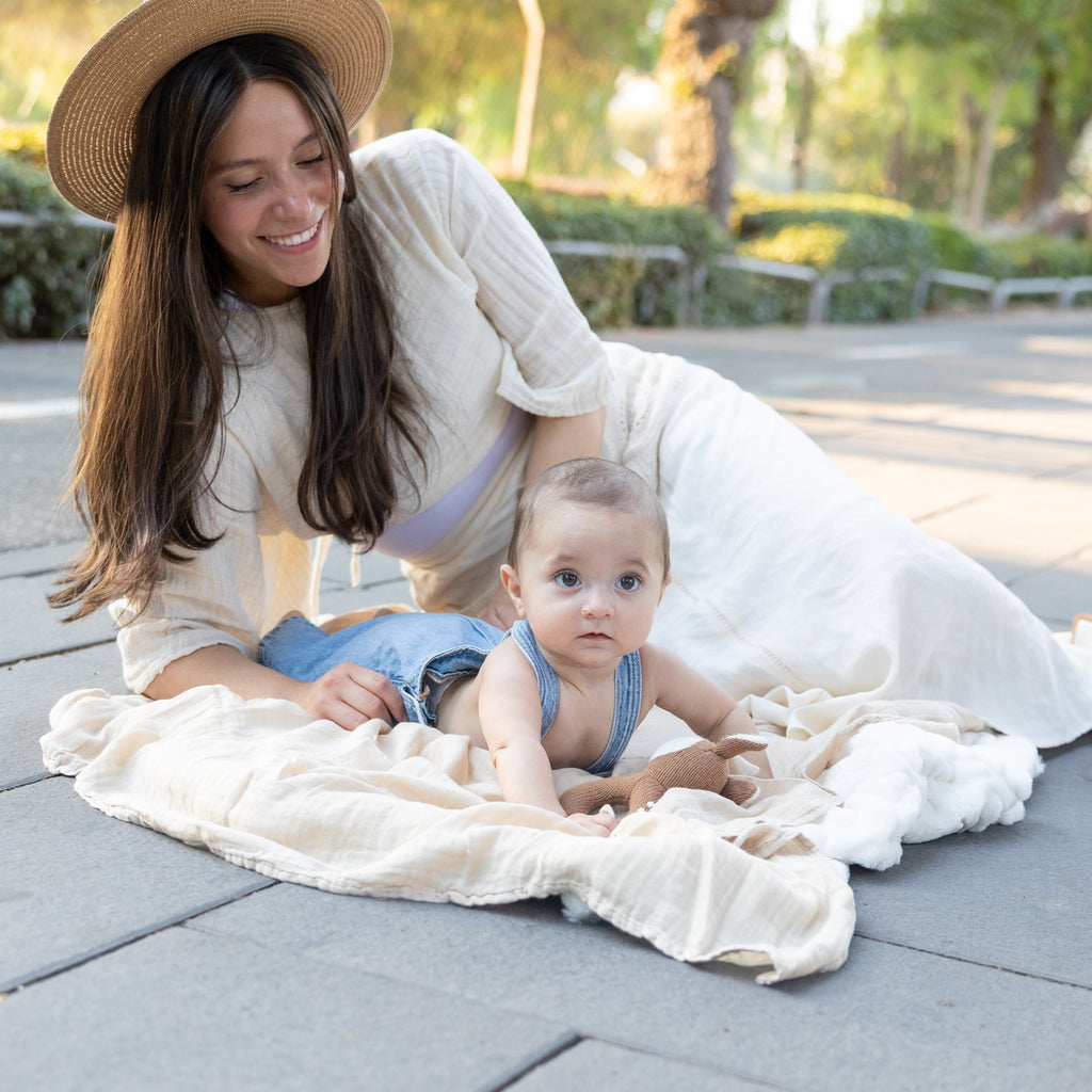 Snuggle Wrap Tan Swaddle Blanket Set